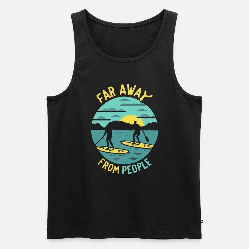 SUP - Männer Premium Bio Tank Top - Schwarz