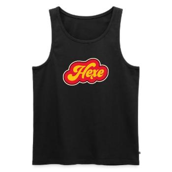 Witch - Men's Premium Organic Tank Top - black - Front - Michal (187cm)