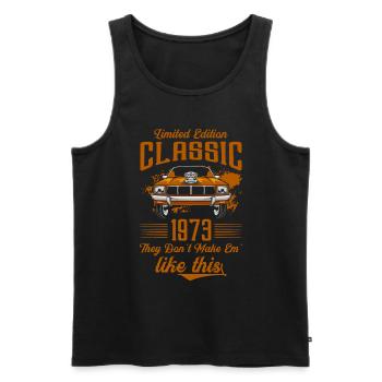 Automotive Mechatronics Technician Alt - Men's Premium Organic Tank Top - black - Front - AI Model Male 178 light (178cm)