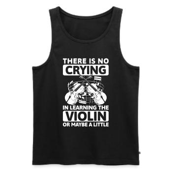 Musician, Instrument, Classical - Men's Premium Organic Tank Top - black - Front - AI Model Male 178 light (178cm)