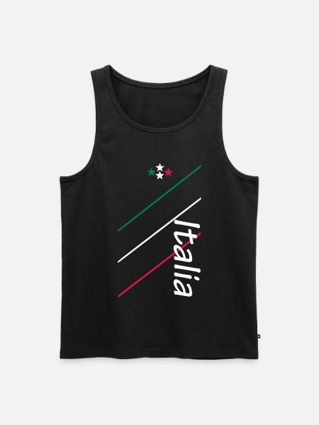 Italien - Italia - Men's Premium Organic Tank Top - black