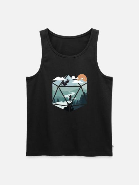RPG rpg bordrollespil rollespil gamer rollespil - Herre Premium økologisk tanktop - sort