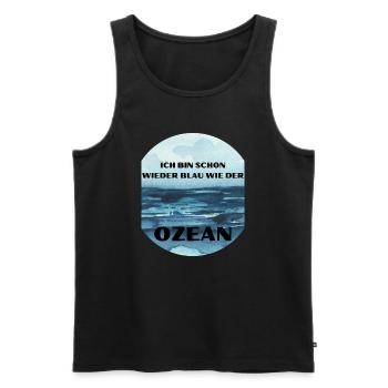 Mallorca 2023 Party Hit Malle - Feiern, Bier, Spaß - Männer Premium Bio Tank Top - Schwarz - Vorne - AI Model Male 178 light (178cm)