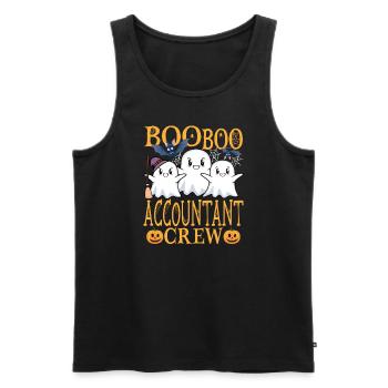 Buchhalter uu Lustiger Buchhalter - Männer Premium Bio Tank Top - Schwarz - Vorne - AI Model Male 178 light (178cm)