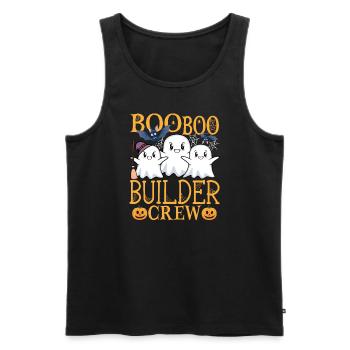Bauarbeiter Bauherr Baumeister Spruch - Männer Premium Bio Tank Top - Schwarz - Vorne - AI Model Male 178 light (178cm)