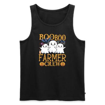 Landwirt uu Lustiger Landwirt - Männer Premium Bio Tank Top - Schwarz - Vorne - AI Model Male 178 light (178cm)