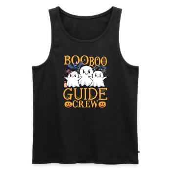 Guide Tourguide Spruch - Männer Premium Bio Tank Top - Schwarz - Vorne - AI Model Male 178 light (178cm)