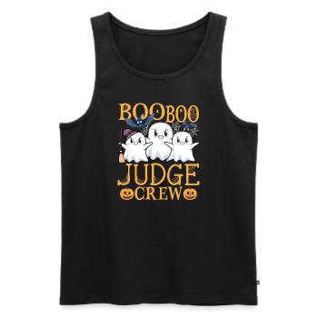 Richter uu Lustiger Richter - Männer Premium Bio Tank Top - Schwarz - Vorne - AI Model Male 178 light (178cm)