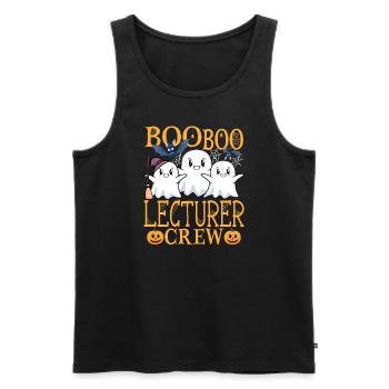 Dozent Dozentin uu Lustige Dozent - Männer Premium Bio Tank Top - Schwarz - Vorne - AI Model Male 178 light (178cm)