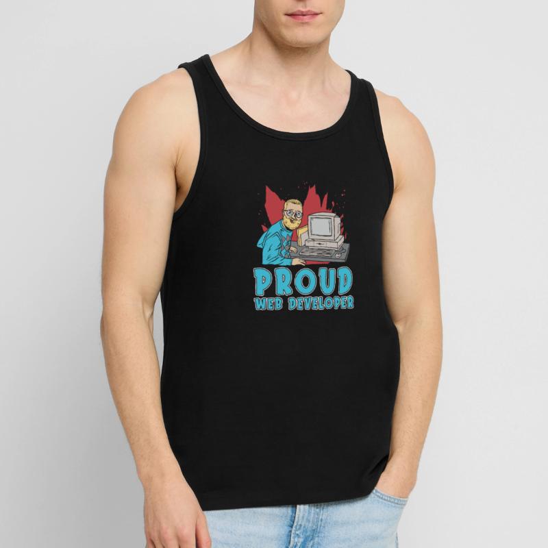 Web Developer Web Developer Web Developer Men's Premium Organic Tank Top
