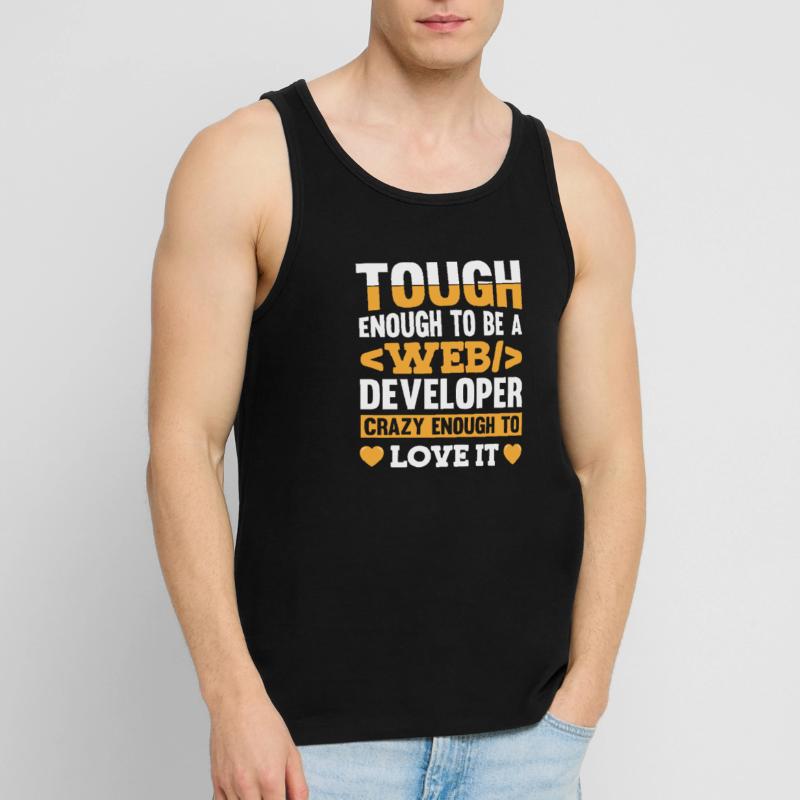 Web Developer Webdeveloper Web Developer Men's Premium Organic Tank Top