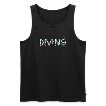 Turmspringen Turmspringer Personen - Männer Premium Bio Tank Top - Schwarz - Vorne - AI Model Male 178 light (178cm)