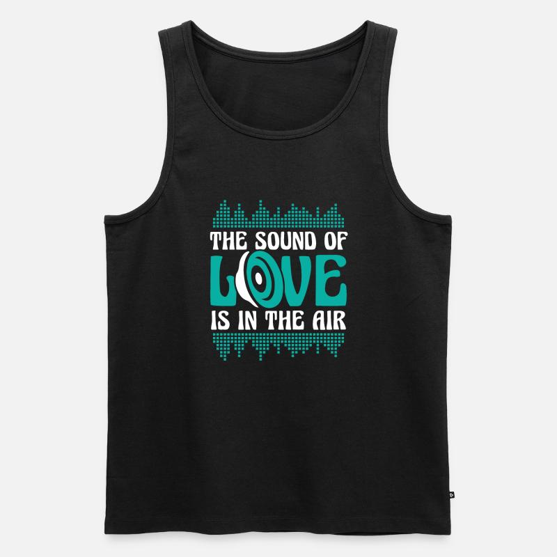 Tontechniker Toningenieur Tontechniker Ehemann - Männer Premium Bio Tank Top - Schwarz