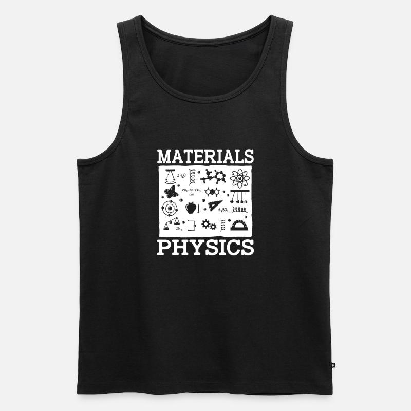 Physics Phyiker Applied Physics - Men's Premium Organic Tank Top - black