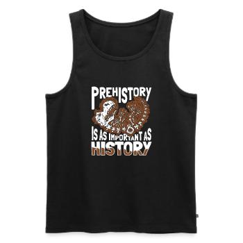 Dinosaurier Erwachsener Dinosaurier - Männer Premium Bio Tank Top - Schwarz - Vorne - Michal (187cm)