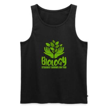 Biology Biologist Children Biology - Men's Premium Organic Tank Top - black - Front - Michal (187cm)