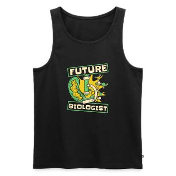 Biology Biologist Children Biology - Men's Premium Organic Tank Top - black - Front - Michal (187cm)