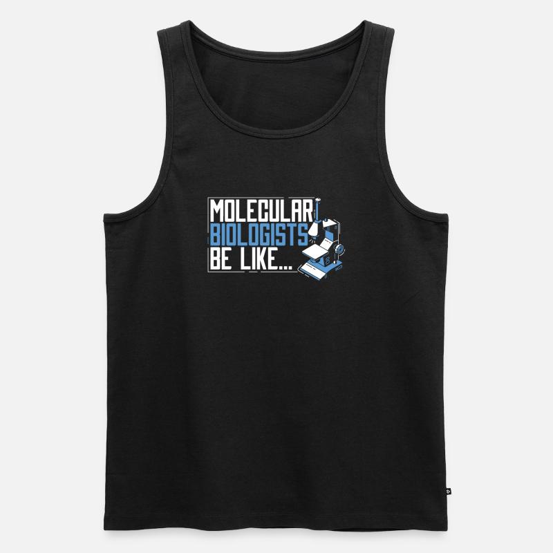 Biologiste Biologiste Microsphère Biologiste moléculaire - Débardeur bio Premium Homme - noir