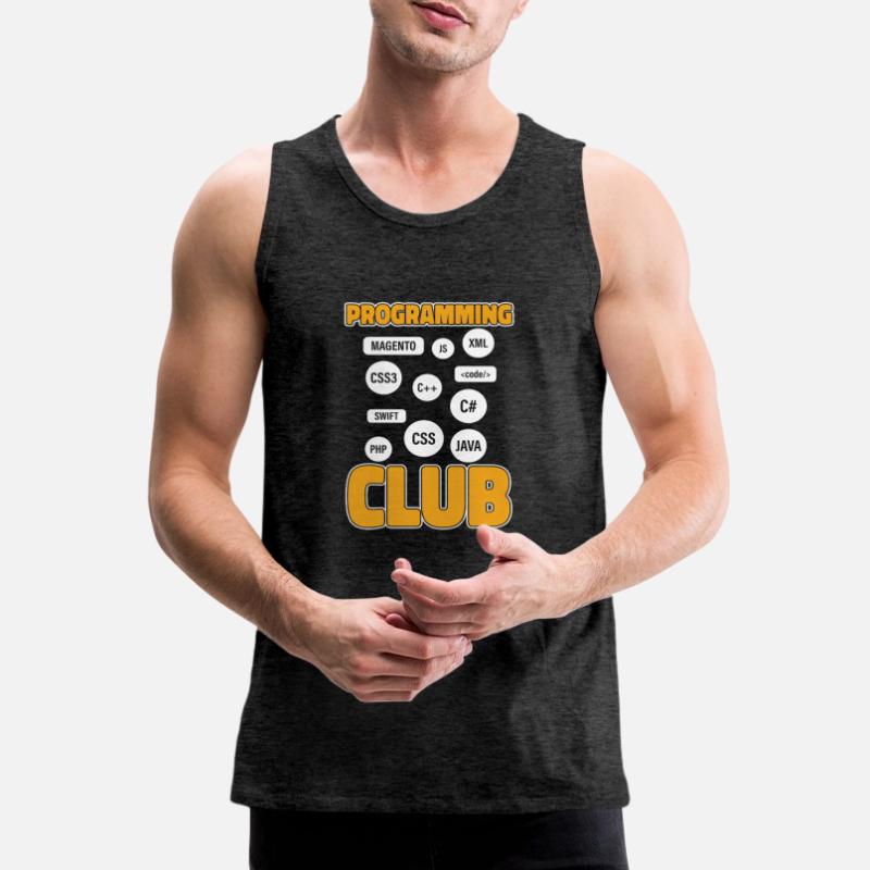Developer Coder Programmer Association Men's Premium Organic Tank Top