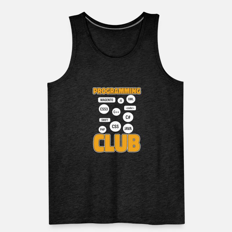 Ontwikkelaar Coder Programmer Association Mannen Premium Bio Tanktop