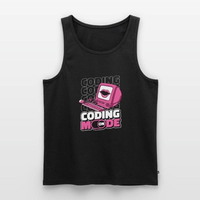 Développeur Coder Programmeur Mode activé Débardeur bio Premium Homme