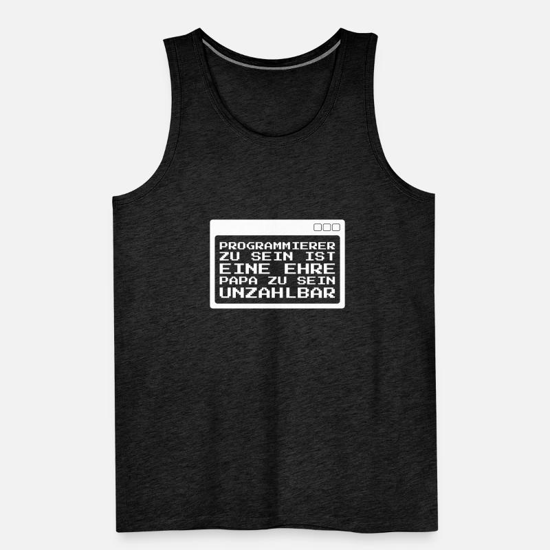 Developer Coder Programmer Men's Premium Organic Tank Top