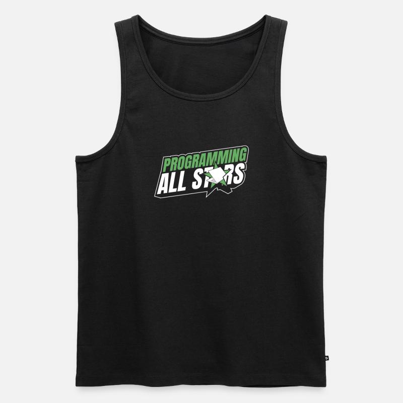 Développeur Coder Programmeur All Stars - Débardeur bio Premium Homme - noir