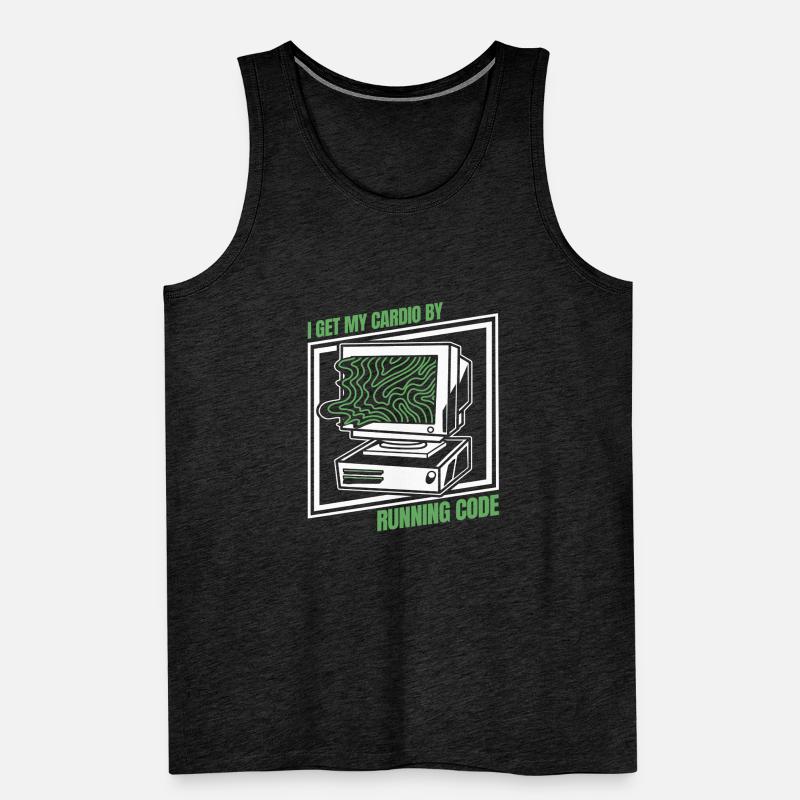 Entwickler Coder Programmierer Herz Männer Premium Bio Tank Top