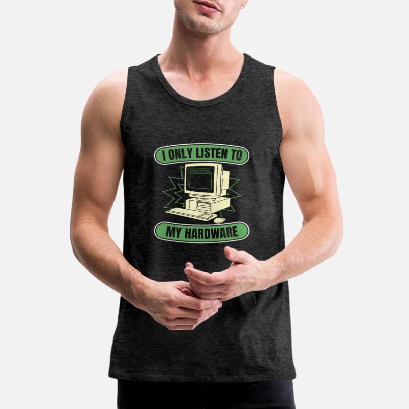 Entwickler Coder Programmierer Hardware Männer Premium Bio Tank Top