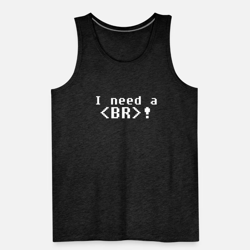 Entwickler Coder Programmierer Lustig Coding Männer Premium Bio Tank Top