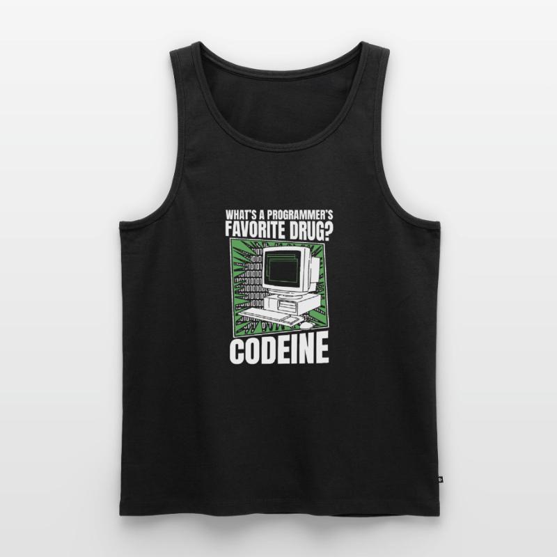 Développeur Coder Programmeur Codein Débardeur bio Premium Homme