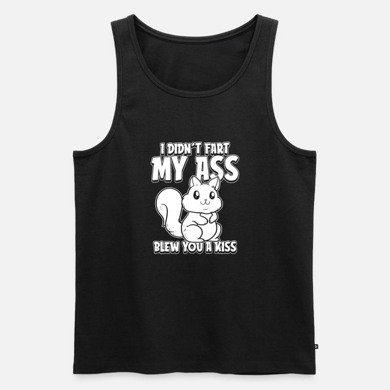 Eichhörnchen - Männer Premium Bio Tank Top - Schwarz