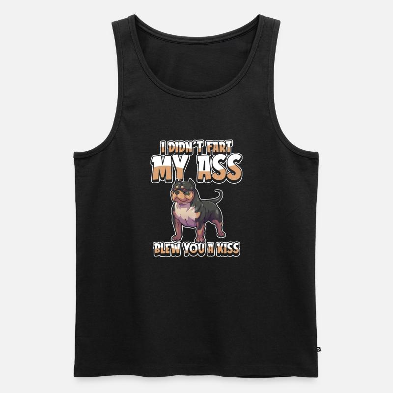 American Bully - Männer Premium Bio Tank Top - Schwarz