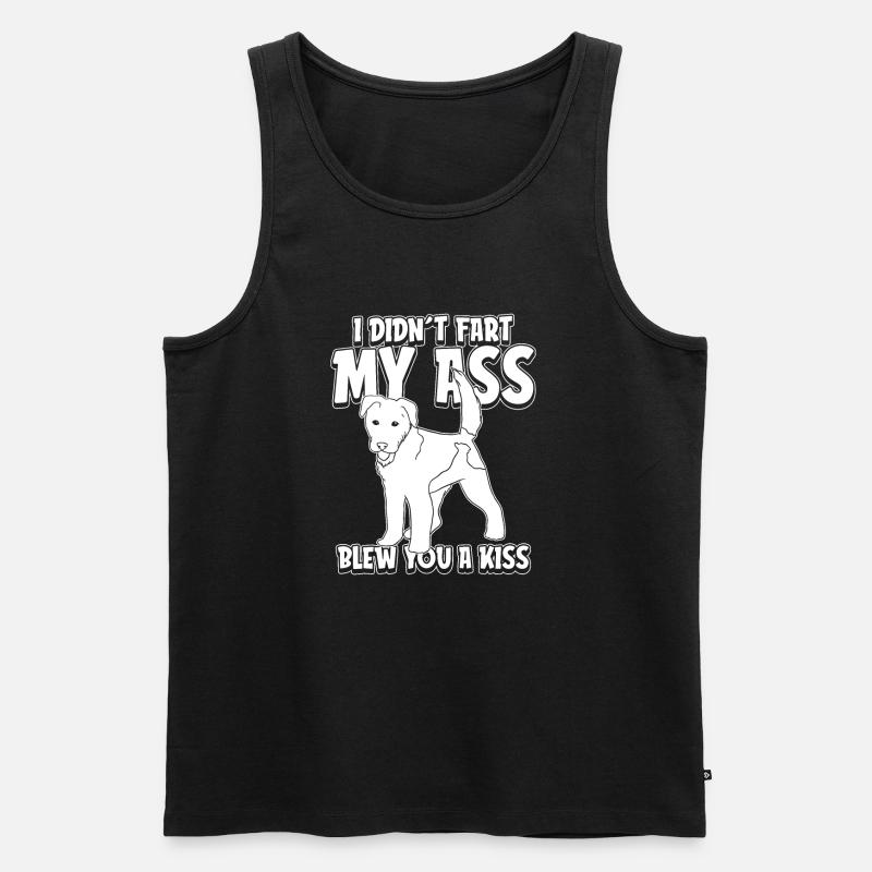 Wheaten Terrier - Männer Premium Bio Tank Top - Schwarz
