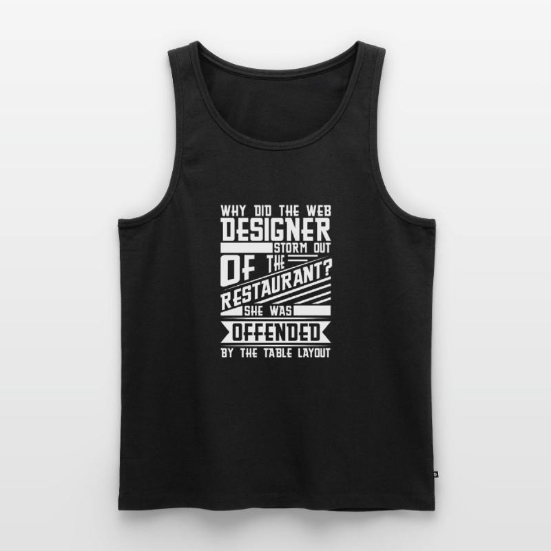 Web Developer Web Developer Pun Men's Premium Organic Tank Top