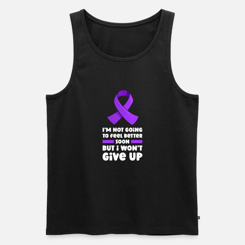 Fibromyalgie Rheuma Niedlich - Männer Premium Bio Tank Top - Schwarz