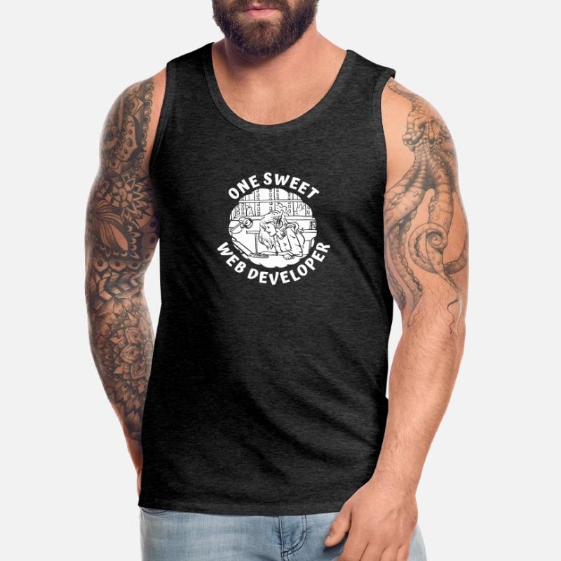 Web Developer Web Developer Men's Premium Organic Tank Top