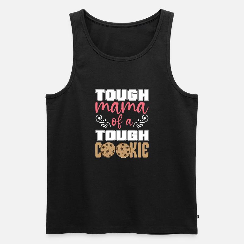 Mom Mutter Mutter - Männer Premium Bio Tank Top - Schwarz