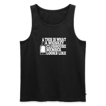 Whisky Whiskey - Männer Premium Bio Tank Top - Schwarz - Vorne - AI Model Male 178 light (178cm)