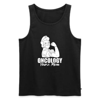 Krankenschwester Mutter - Männer Premium Bio Tank Top - Schwarz - Vorne - Michal (187cm)