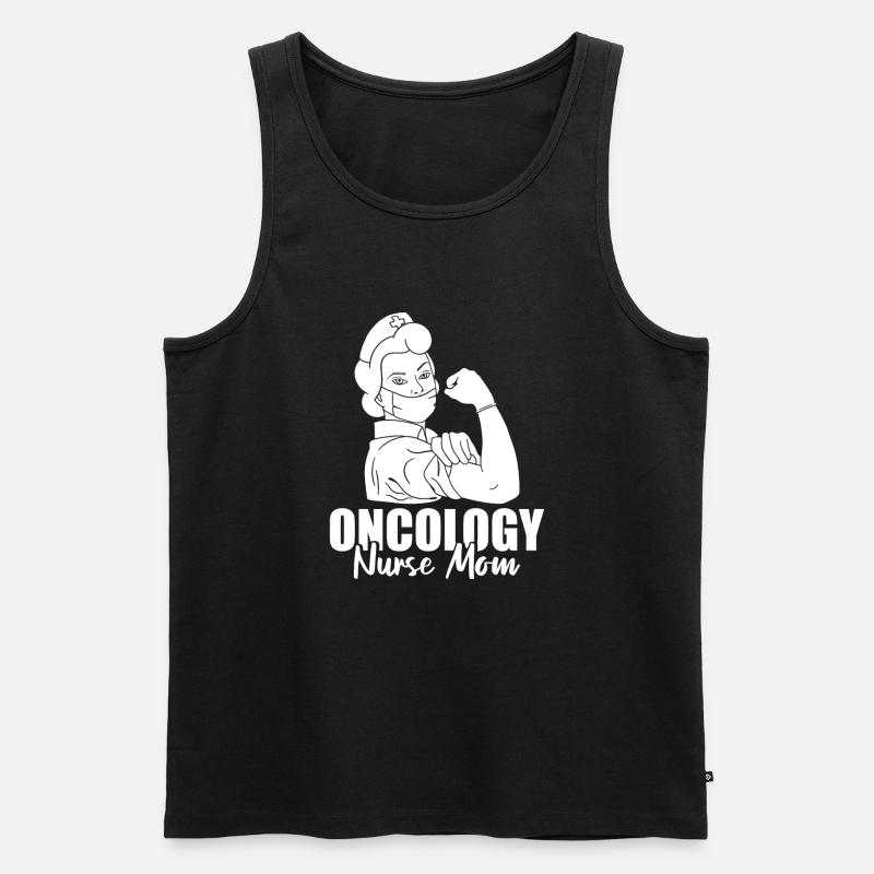Krankenschwester Mutter - Männer Premium Bio Tank Top - Schwarz