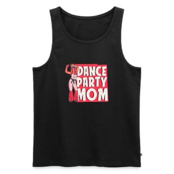 Maman Maman Party Danse Maman - Débardeur bio Premium Homme - noir - Devant - Michal (187cm)