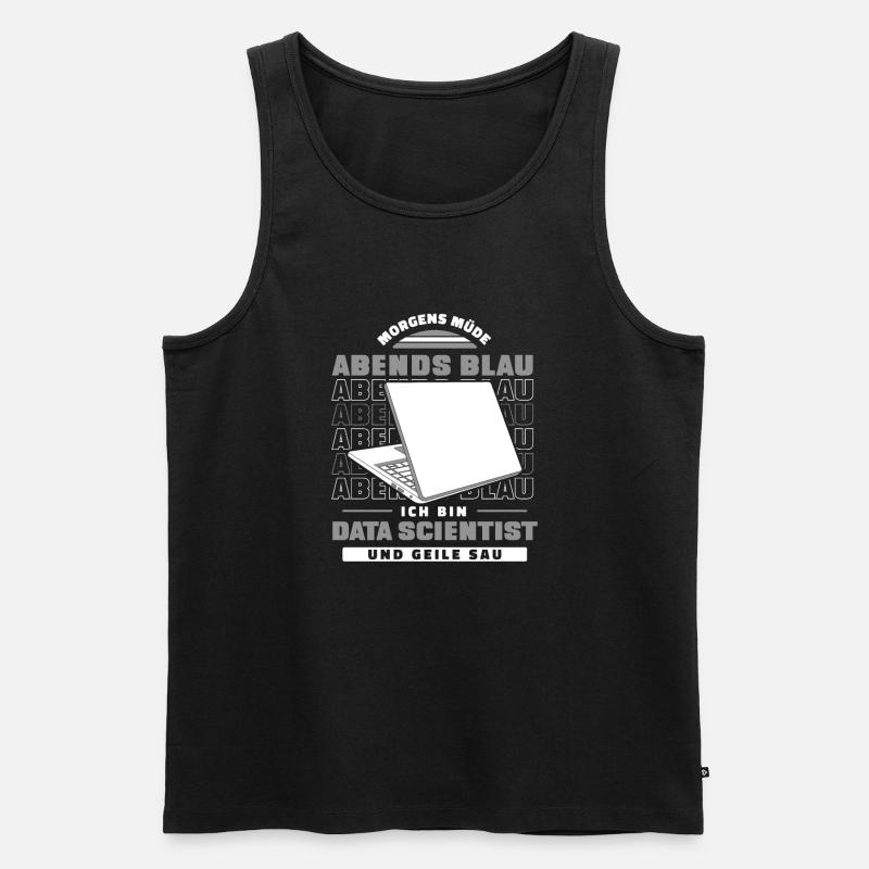 Data Science Data Analyst - Männer Premium Bio Tank Top - Schwarz
