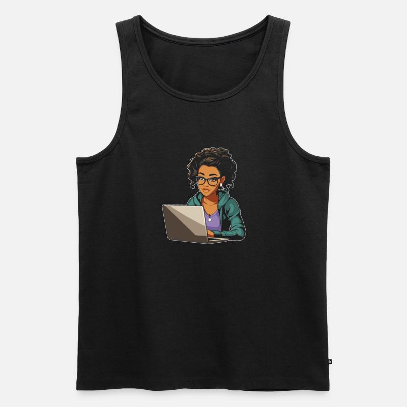 Data Science Data Analyst - Männer Premium Bio Tank Top - Schwarz
