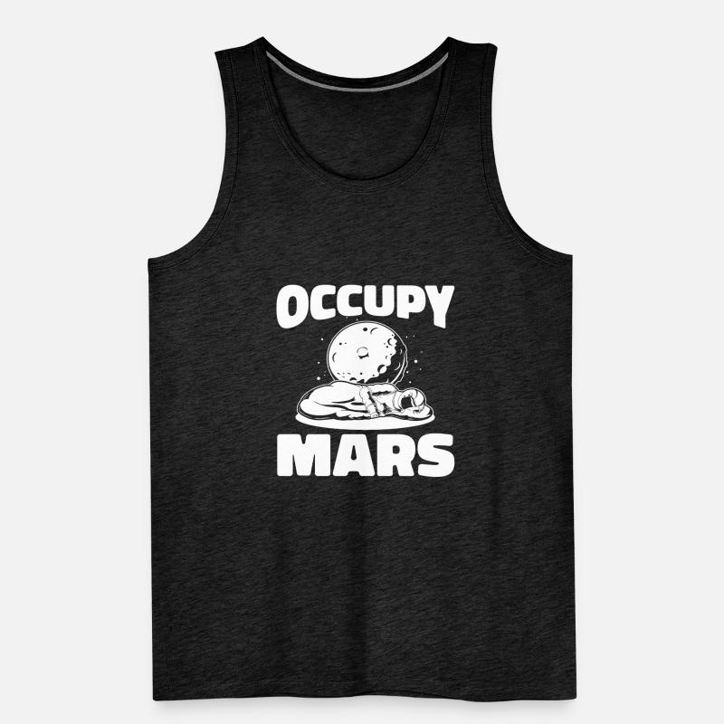 Space, Space, Occupy, Mars Men's Premium Organic Tank Top