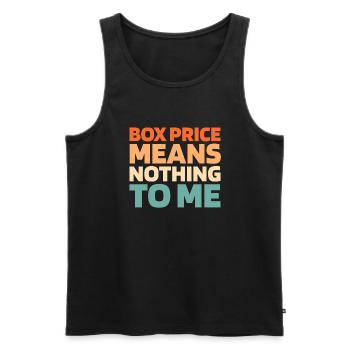 Sneakers - Männer Premium Bio Tank Top - Schwarz - Vorne - AI Model Male 178 light (178cm)