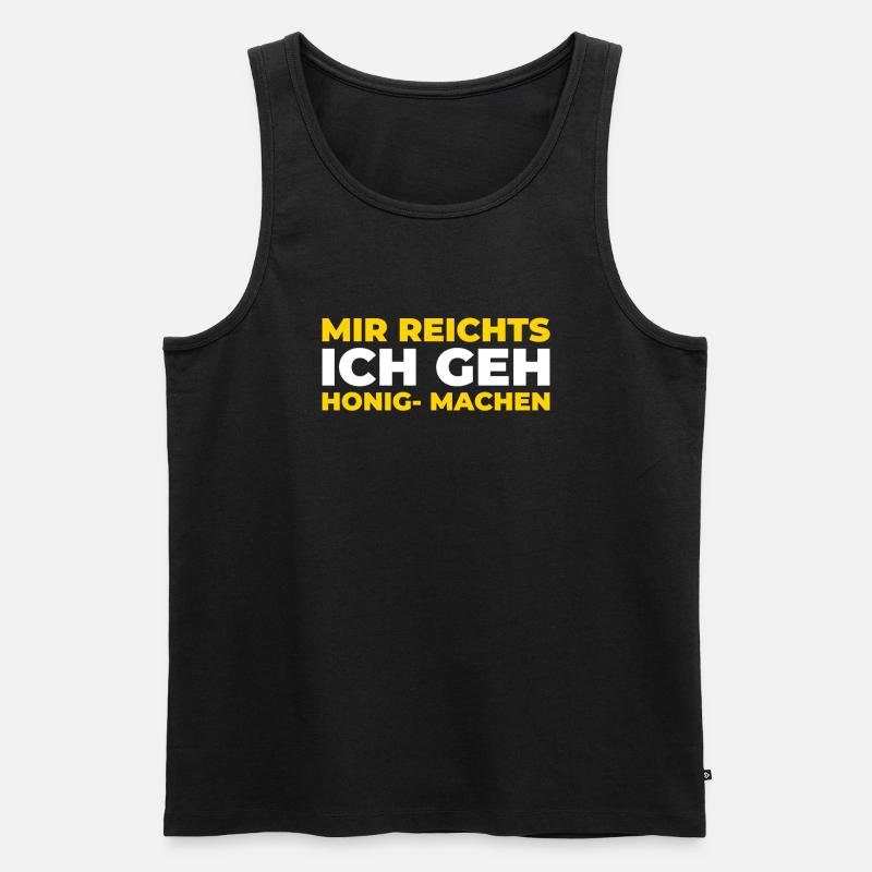 Imker Bienenzüchter - Männer Premium Bio Tank Top - Schwarz