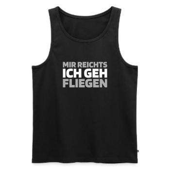 Maler Lackierer Mir Reichts Ich Geh Malen - Männer Premium Bio Tank Top - Schwarz - Vorne - Michal (187cm)