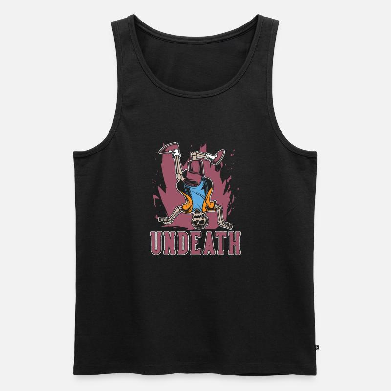 Breakdance Breakdancer Breakdancing Undeath - Männer Premium Bio Tank Top - Schwarz
