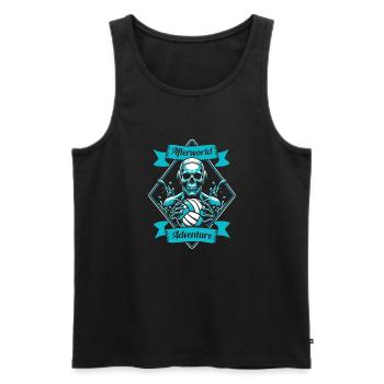 Water Polo Water Polo Afterworld Adventure - Men's Premium Organic Tank Top - black - Front - Michal (187cm)